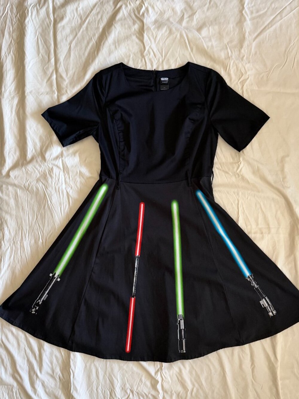 Her Universe Star Wars: The Clone Wars Lightsabers Retro Dress – Women's 2X
